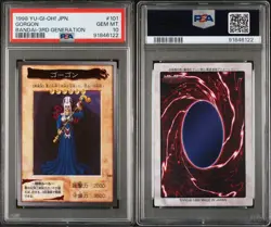 Yu Gi Oh Bandai Gorgon PSA 10 Original 1998 Early Edition Card - Image 1