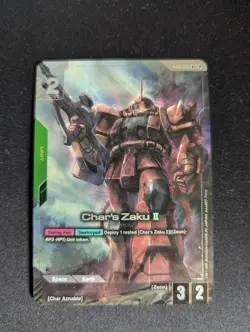 Gundam Card Game GCG Char’s Zaku II Beta Alt Art English - Image 1