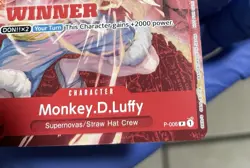 One Piece Card Game - Monkey D. Luffy - P-006 - Winner Pack Vol. 1 - NM - Image 4