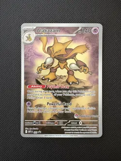 Pokemon TCG-Alakazam-009-Pokemon Center Exclusive-Mega Evolution Promo-M/NM - Image 1