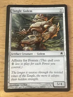 Magic MTG TCG Darksteel 2004 Tangle Golem 151/165 - Image 1