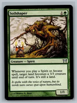 Magic MTG Champions of Kamigawa Soilshaper #243/306 TCG CCG - Image 1