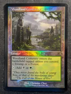 Woodland Cemetery - Foil Retro - Dominaria Remastered (MTG) - Image 1