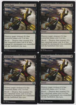 MTG 4X Fatal Push X4 Aether Revolt Magic - SP/NM - Image 1