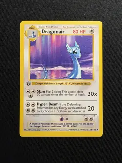 Pokemon Cards - Dragonair Base Set Shadowless 18/102 1st Edition Rare NM - Image 1