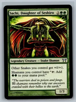Magic MTG Champions of Kamigawa Sachi, Daughter of Seshiro #238/306 TCG CCG - Image 1