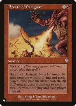 Breath of Darigaaz - Near Mint MTG The List - Image 1