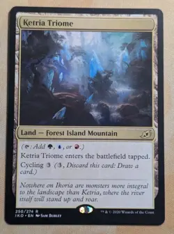 1x Ketria Triome - Ikoria: Lair of Behemoths NEAR MINT Magic Gathering MTG TCG - Image 1