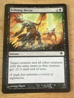 Echoing Decay #41 (NM) Darksteel DST Magic MTG - Image 1