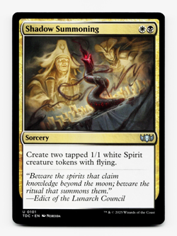 Shadow Summoning [Commander: Tarkir Dragonstorm] MTG Magic NM/M ⚪💀 - Image 3