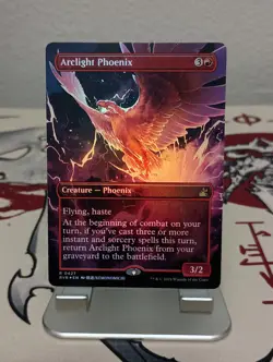 Arclight Phoenix (Anime Borderless) Ravnica Remastered Foil #427 MTG NM Rare - Image 1