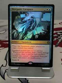 Biorganic Carapace Marvel's Spider-Man Foil #124 MTG Near Mint Rare - Image 1