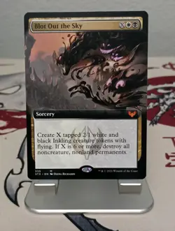 Blot Out the Sky (Extended Art) Strixhaven Regular #335 MTG Near Mint Mythic - Image 1