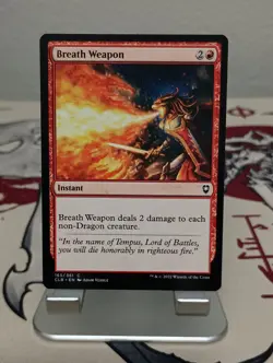 Breath Weapon Commander Legends CLB Regular #165 MTG Near Mint Common - Image 1