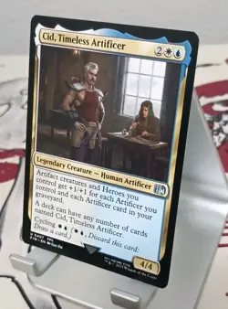 Cid Timeless Artificer Final Fantasy Regular #407 MTG Near Mint Uncommon - Image 2