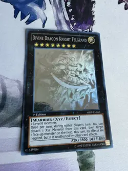 Konami Yu-Gi-Oh! Divine Dragon Knight Felgrand Ghost Rare Foil 1st SHSP-EN056 - Image 1