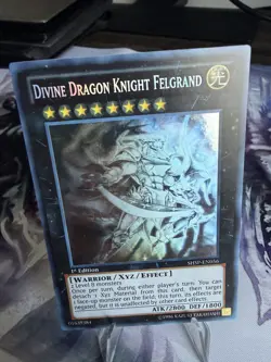 Konami Yu-Gi-Oh! Divine Dragon Knight Felgrand Ghost Rare Foil 1st SHSP-EN056 - Image 2