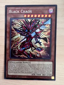 Yugioh Black Chaos CORI-EN001 Chaos Origins 1st Edition Secret Rare Near Mint - Image 1