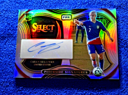 2024-25 Panini Select RC Cavan Sullivan Pitchside Signatures Silver Prizm Holo - Image 1