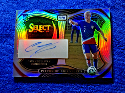 2024-25 Panini Select RC Cavan Sullivan Pitchside Signatures Silver Prizm Holo - Image 4