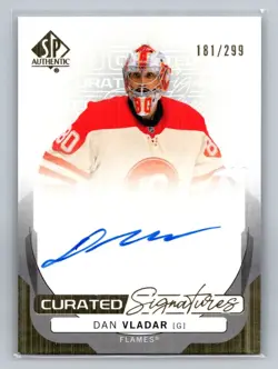 2024-25 SP Authentic Curated Signatures /299 Dan Vladar #SPC-DV Auto - Image 1
