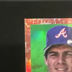2025 Topps Chrome Platinum Dale Murphy Toile Cream/Rose Gold Refractor 35 /75 - Image 3