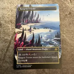Raugrin Triome - Custom Art MTG Magic The Gathering Playtest Card - Image 1