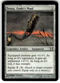 Magic the Gathering MTG Champions of Kamigawa TENZA, GODO'S MAUL - Image 1