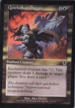Quicksilver Dagger - Apocalypse: #118, Magic: The Gathering Nm R228 - Image 1