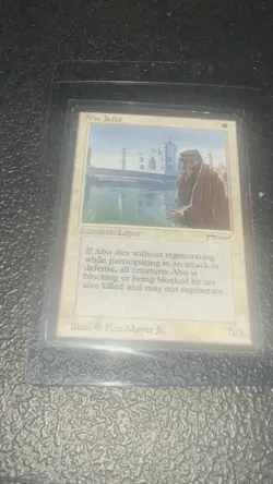 Magic MTG Arabian Nights Abu Jafar Card LP/MP - Image 1