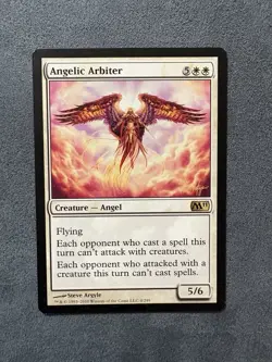 MTG Angelic Arbiter Core Set 2011 M11 Magic the Gathering LP - Image 1