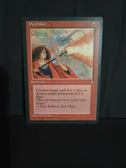 MTG Pyroblast Ice Age ICE - Image 1