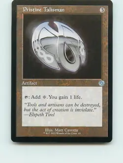 Pristine Talisman - U43 - MTG - The Brothers' War: Retro Frame Artifacts (BRR) - Image 1