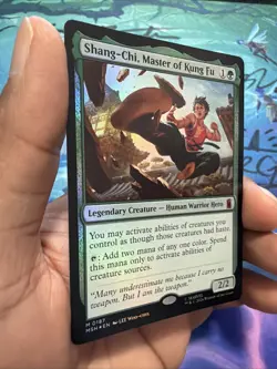Shang-Chi, Master of Kung Fu Marvel Super Heroes Foil - Image 2