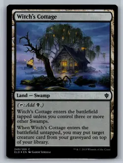 Witch's Cottage 249 Common Throne of Eldraine Magic: The Gathering Foil NM - Image 1