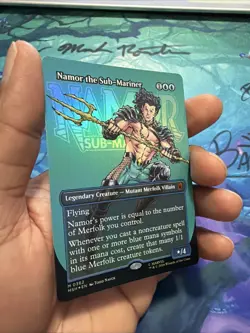 Namor the Sub-Mariner (Borderless) (0362) Marvel Super Heroes Foil - Image 2