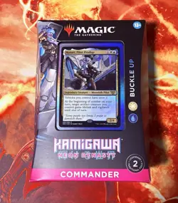 MTG Kamigawa: Neon Dynasty Commander Deck - Buckle Up - Brand New Sealed - Image 1