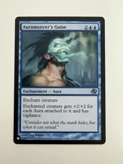 Auramancer’s Guise MTG Magic the Gathering Card NM Near Mint PLC - Image 1