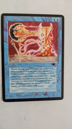 Transmute Artifact Antiquities MTG Moderately played - Image 1
