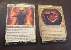 Magic The Gathering MTG Sauron, The Dark Lord x2 Showcase And Base NM Unplayed - Image 1