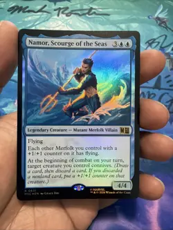 Namor, Scourge of the Seas Commander: Marvel Super Heroes Foil - Image 1