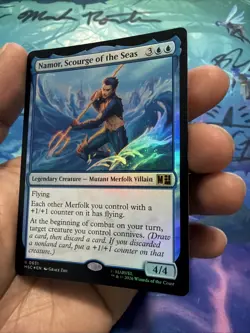 Namor, Scourge of the Seas Commander: Marvel Super Heroes Foil - Image 3
