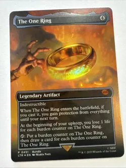 Wizards of the Coast The One Ring 0451 (Borderless Foil) English - LP - Image 1