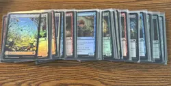Magic: The Gathering Bloomburrow Foil Lot Of 58 COMMONS/ UNCOMMONS MTG SLEEVED - Image 1