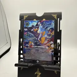 Lorcana Winterspell Let’s Get Dangerous Enchanted Near Mint Darkwing Duck - Image 1