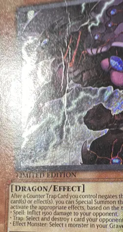 1x (HP) Van'Dalgyon the Dark Dragon Lord YR01-EN001 Secret Limited Ed. YuGiOh - Image 4