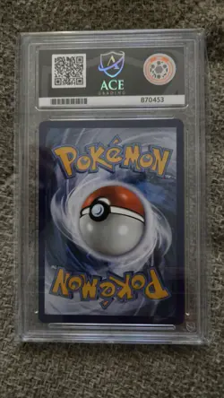 Pokemon Entei v TCG Card Crown Zenith Graded Ace 10 GG36/GG70 - Image 2