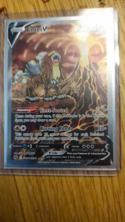 Entei v GG36/GG70 Crown Zenith: Galarian Gallery Holo Pokemon Card Ultra Rare - Image 1