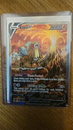 Entei v GG36/GG70 Crown Zenith: Galarian Gallery Holo Pokemon Card Ultra Rare - Image 2