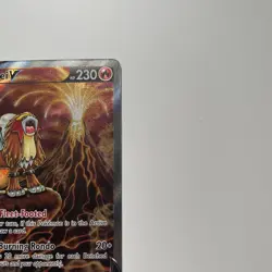 Pokemon Entei V Gg36/Gg70 Crown Zenith: Galarian Gallery Illustration Rare Card - Image 3